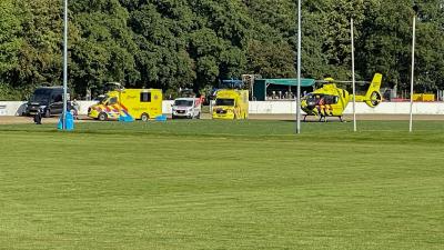 Hulpdiensten ter plaatse