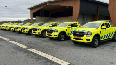 Ford levert ruim 200 Ranger pick-ups aan Rijkswaterstaat 