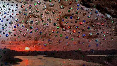 spiritueel-kleuren-druppels-rivier-zon