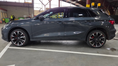 In beslag genomen auto