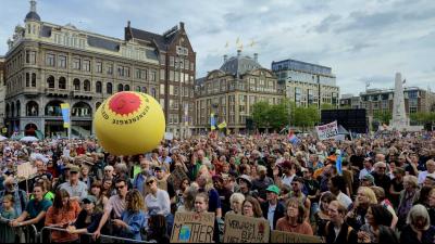 klimaatmars-Dam