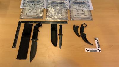 in beslag genomen messen