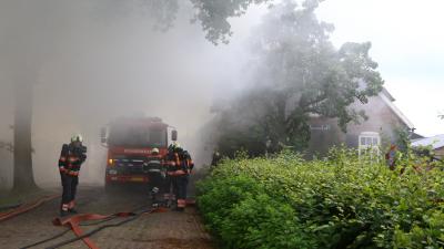 Grote brand in woonboerderij in Breugel