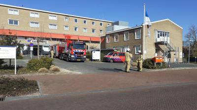 Brandweer bij zorgcentrum