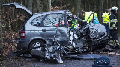 Foto van ernstige aanrijding in Boxtel | Persburo Sander van Gils | www.persburausandervangils.nl