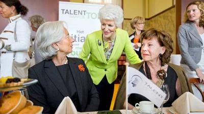 Foto van IMF Topvrouw Christine Lagarde
