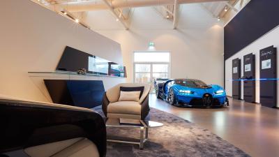 Bugatti opent nieuwe showroom in Nederland