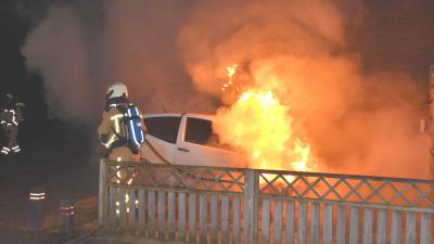 Autobrand in Hoogeveen