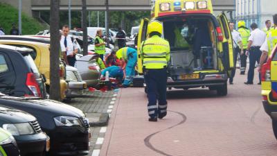 Motorrijder zwaargewond in Amsterdam