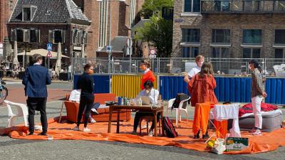 Studenten voeren actie