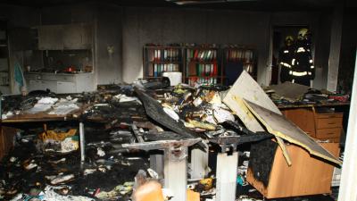 Foto van brand in Hoogeveen | Henk Brunink