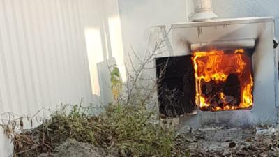 Brand bij Noord Nederlandse Stempelfabriek