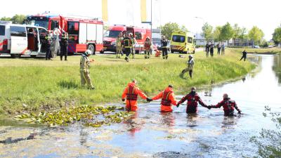 duikers in het water