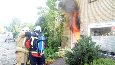 Brand woning Hoogeveen
