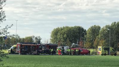 Ongeval met vrachtwagen