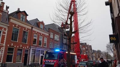 Brandweer voert nacontrole uit