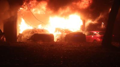 Meerdere auto's in brand