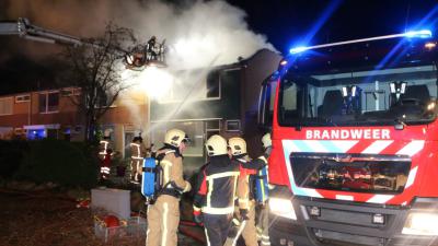 Uitslaande woningbrand Zuidlaren