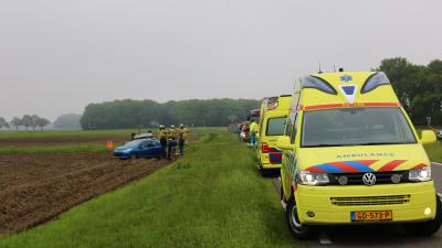 Foto van aanrijding bij Sleen