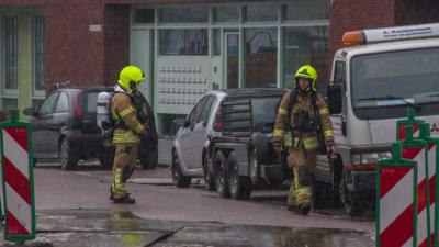 Gaslek bij graafwerkzaamheden Spanesekade