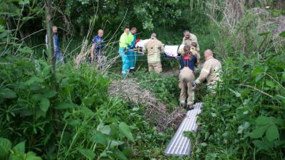 Foto van hulpverleners