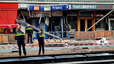 Grote ravage na plofkraak