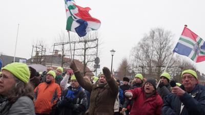 Protestmanifestatie van de Groninger Bodem Beweging | Rieks Oijnhausen | rieksoijnhausen.nl/