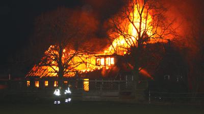 Foto van boerderij brand | Henk Brunink