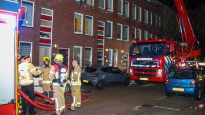 Uitslaande woningbrand in Rotterdam