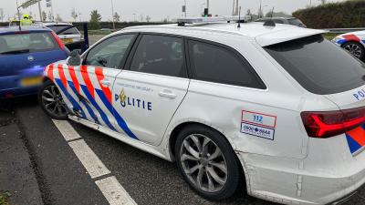 Verdachte klemgereden door politie