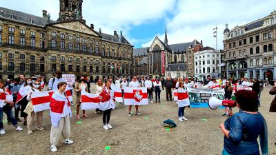 Demonstratie op de Dam