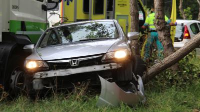 auto, vuilniswagen, klem, boom