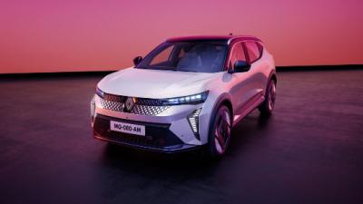 Vijfde generatie Scenic E-Tech electric van de band 