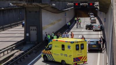 Foto ongeval Beneluxtunnel | Flashphoto | www.flashphoto.nl