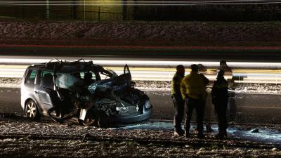 Zwaargewonde bij ernstig verkeersongeval snelweg A50 bij Son