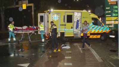 Scooterrijder gewond bij aanrijding