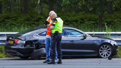 File A2 na ongeval meerdere auto's Liempde 