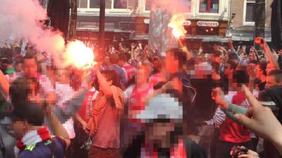 Politie: Kom niet naar Amsterdam om voetbal te kijken