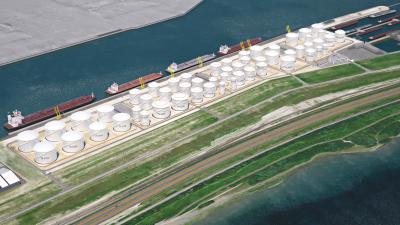 Nieuwe tankerterminal op Maasvlakte