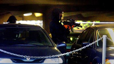 arrestatieteam-machinegeweer