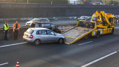 Foto van aanrijding op snelweg | Sander van Gils | www.persburosandervangils.nl