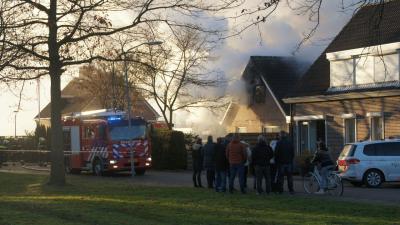 Brand in woning Nieuw-Dordrecht
