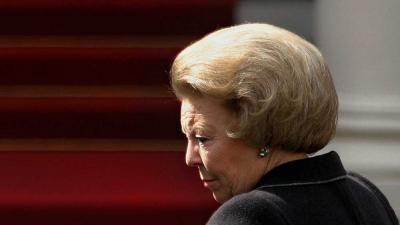 Prinses Beatrix bij herdenking 1e WO in België