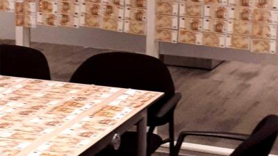 'Duur' tijdelijk behangetje politiebureau Gorinchem