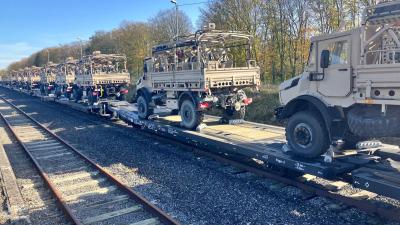 Belgisch materieel op een door Nederland georganiseerde trein.