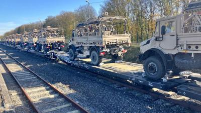 Belgisch materieel op een door Nederland georganiseerde trein.