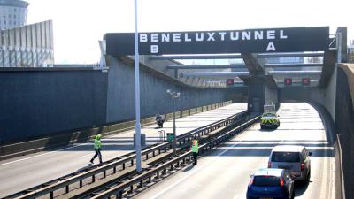 Verkeerschaos rond Beneluxtunnel A4 vanwege storing