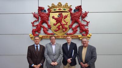 v.l.n.r.: Mark Fleischman, Jeffrey Dugas en dr. Paul Brooks