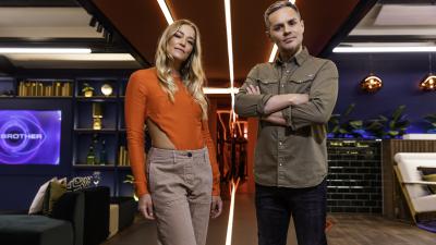 Geraldine en Peter in het Big Brother-huis