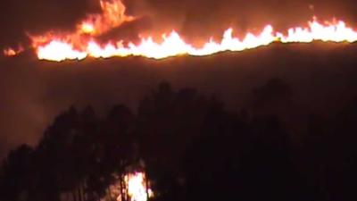 Doden door natuurbranden in Portugal en Spanje